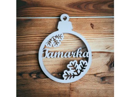 Vianočná ozdoba s menom vzor 7