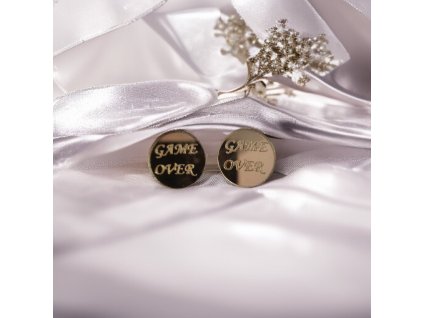 Zlaté akrylové gombíky