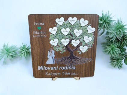 Poďakovanie tabuľa zelené 2