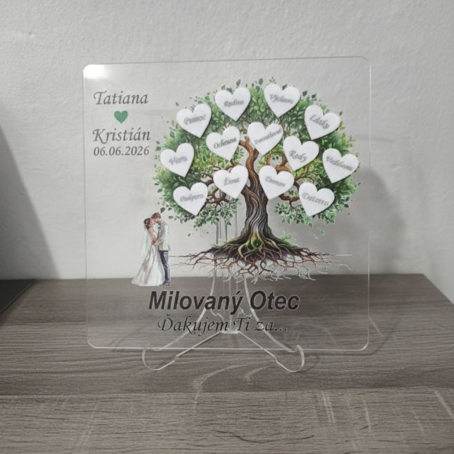 Detail, ktorý chytí za srdce. ✨ Premeňte svoje „ďakujem“ na niečo hmatateľné. Naše transparentné akrylové poďakovanie so...