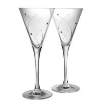 Poháre a fľaša na víno a šampanské