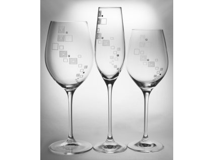 Poháre Square (6ks)