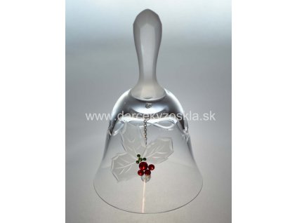 Vianočný zvonček Vianočná ruža (1ks)