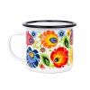 kubek emaliowany lowicki bialy7