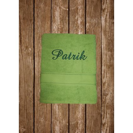Vyšívaná osuška s menom Patrik