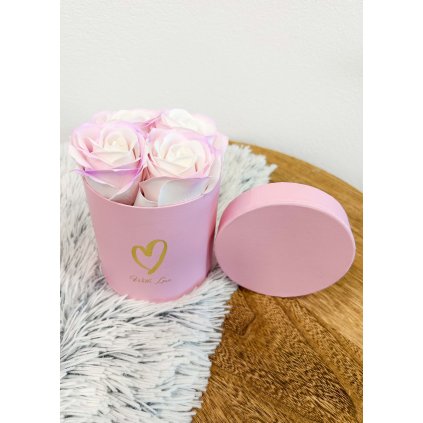 Flower box With love Lila