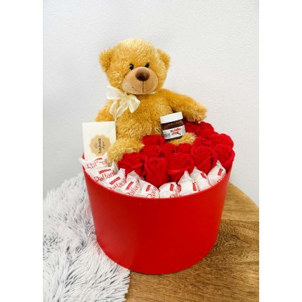 Darček pre prateľku - Flowerbox Macko 2