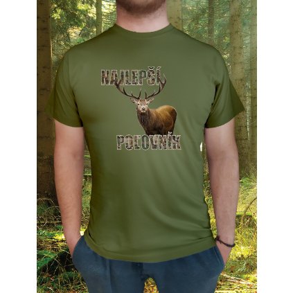 Vtipné tričko Najlepší poľovník