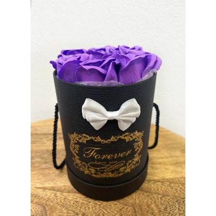 Darček pre ženy- Mydlový Flower box Forever Lilac