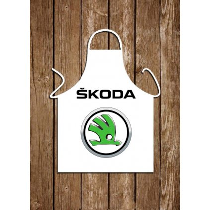 vtipna zastera s logom skoda