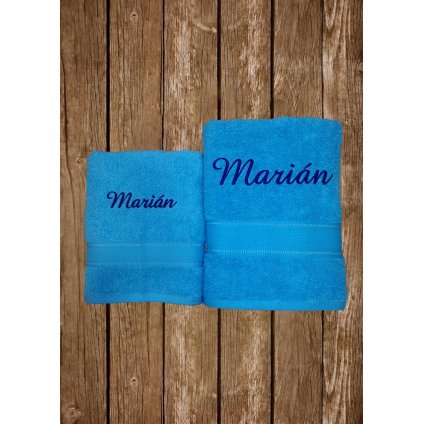 vytvor si vysivany set osuska uterak