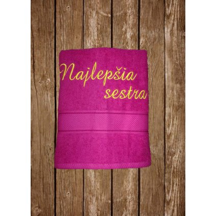 osuska s napisom najlepsia sestra