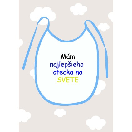 podbradnik mam naj otecka na svete chlapec