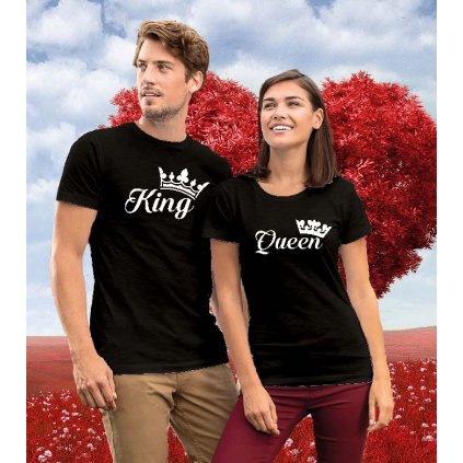 Tričká pre páry King & Queen
