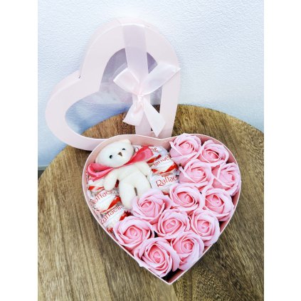 flower box pink raffaello