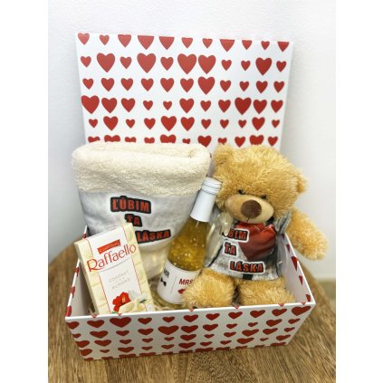 darcekovy box lubim ta laska raffaello