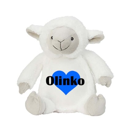 plysovy barancek s menom olinko