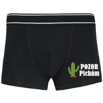 pánske boxerky s potlačou pozor picham