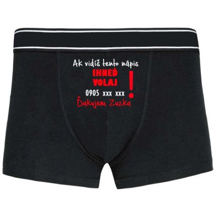 vtipné boxerky ihned volaj