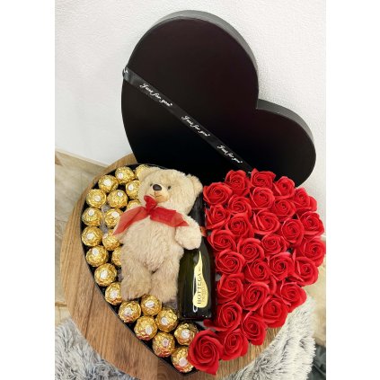 velky luxusny flower box exclusive black