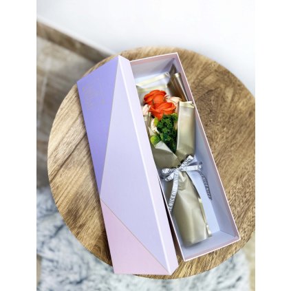 darcek pre zeny kytica mydlovych ruzi miss