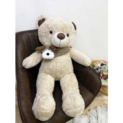 plysovy macko cappuccino 75cm 2