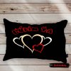 Vankúš Ľúbim ťa 1 čierny