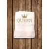 Vyšívaná osuška s nápisom Queen