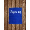 Vyšívaná osuška s nápisom Super šéf