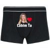 pánske boxerky s fotkou lubim ta