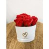 flower box with love white-red 2