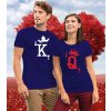 Tričká pre páry King & Queen karta