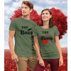 Tričká pre páry The Boss & The real boss