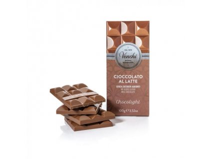 VENCHI čokoláda z mliečnej čokolády chocolight 100g