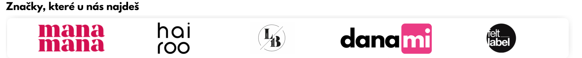 značky