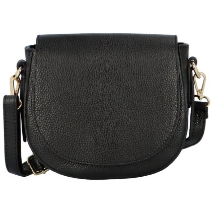 kabelka crossbody kožená černá dareceknamiru