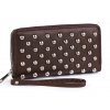 Dámská peněženka Hnědá se cvočky
