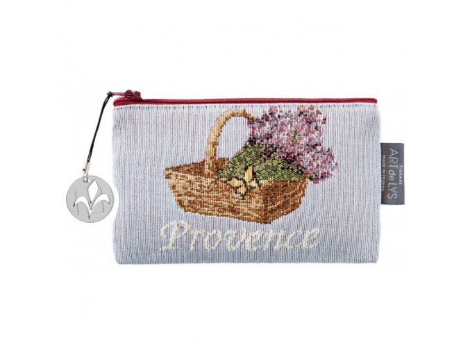 purse lavender field