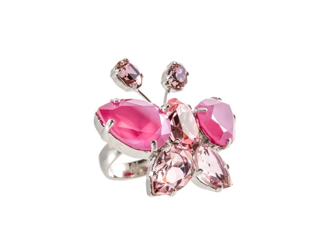 Schmetterlings Rind in pink