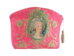 cosmetic bag portrait of marie antoinette pink