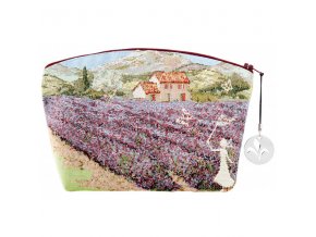 cosmetic bag cosmetic bag lavender field (1)