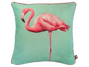 cushion cover flamingo on foot