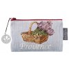 purse lavender field