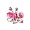 Schmetterlings Rind in pink