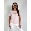 Růžové tričko s krátkým rukávem LaTynka B4440