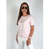 Růžové tričko s krátkým rukávem LaTynka B4440