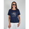 Tmavě modré tričko s krátkým rukávem LaTynka B4440
