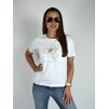 Bílé tričko s krátkým rukávem LaTynka B4440