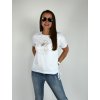 Bílé tričko s krátkým rukávem LaTynka B4440