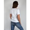 Bílé tričko s krátkým rukávem LaTynka B4440